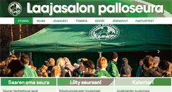 Desktop Screenshot of laajasalonpalloseura.fi